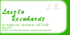 laszlo reinhardt business card